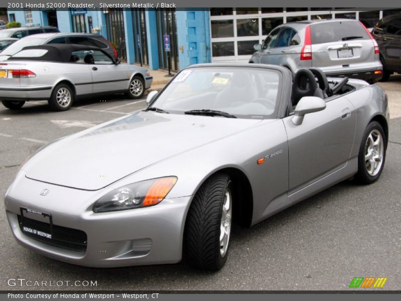 Silverstone Metallic / Black 2001 Honda S2000 Roadster