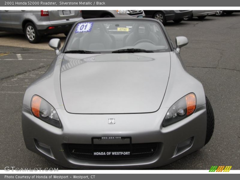 Silverstone Metallic / Black 2001 Honda S2000 Roadster
