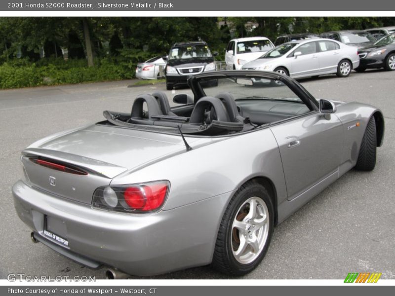Silverstone Metallic / Black 2001 Honda S2000 Roadster