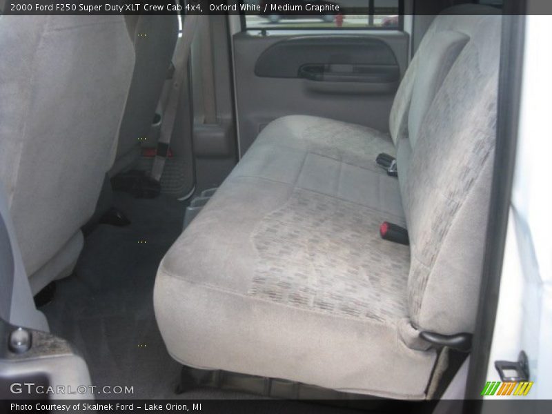 Oxford White / Medium Graphite 2000 Ford F250 Super Duty XLT Crew Cab 4x4