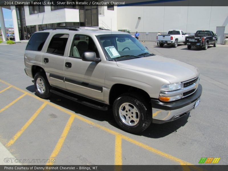 Silver Birch Metallic / Gray/Dark Charcoal 2004 Chevrolet Tahoe LS 4x4