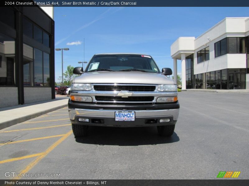Silver Birch Metallic / Gray/Dark Charcoal 2004 Chevrolet Tahoe LS 4x4