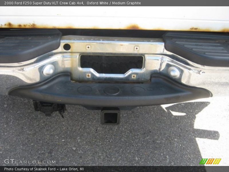Oxford White / Medium Graphite 2000 Ford F250 Super Duty XLT Crew Cab 4x4