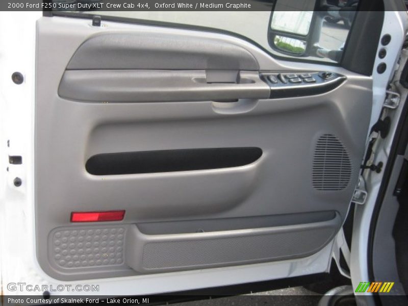 Oxford White / Medium Graphite 2000 Ford F250 Super Duty XLT Crew Cab 4x4