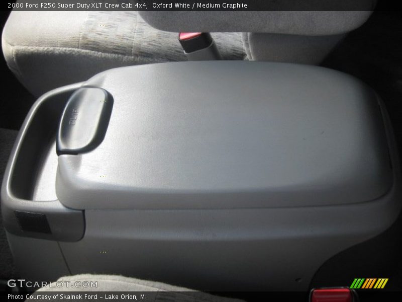 Oxford White / Medium Graphite 2000 Ford F250 Super Duty XLT Crew Cab 4x4