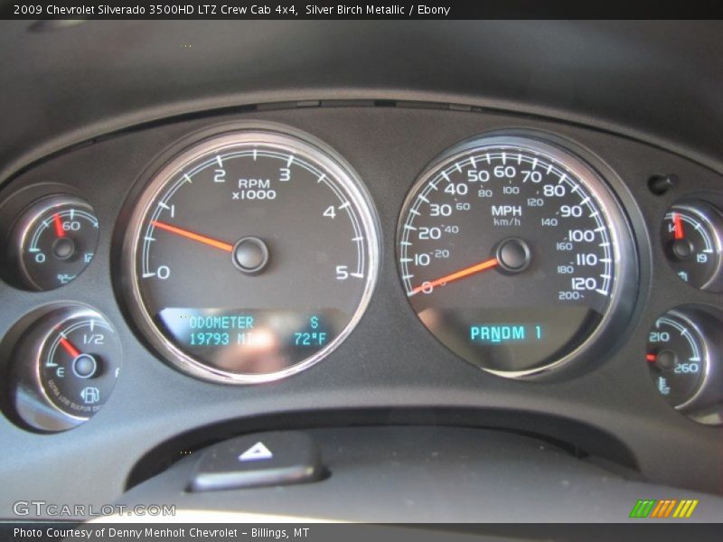  2009 Silverado 3500HD LTZ Crew Cab 4x4 LTZ Crew Cab 4x4 Gauges