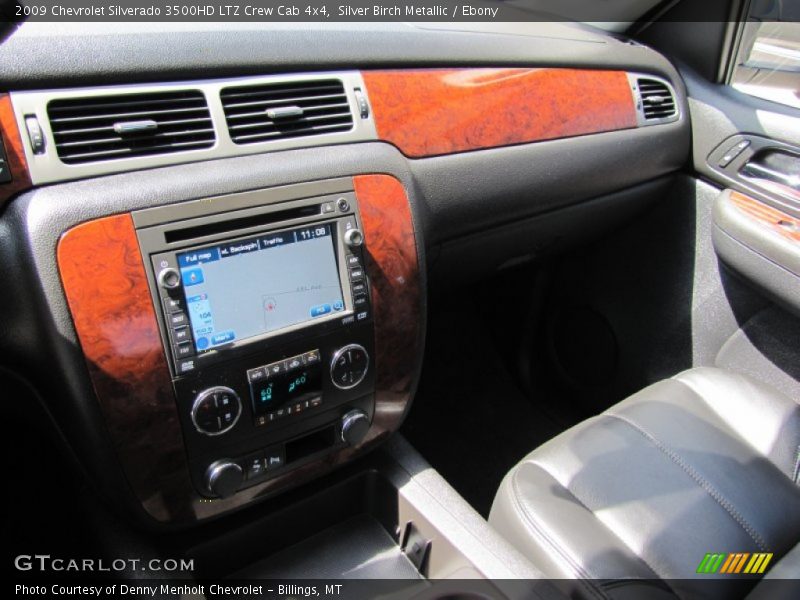 Silver Birch Metallic / Ebony 2009 Chevrolet Silverado 3500HD LTZ Crew Cab 4x4