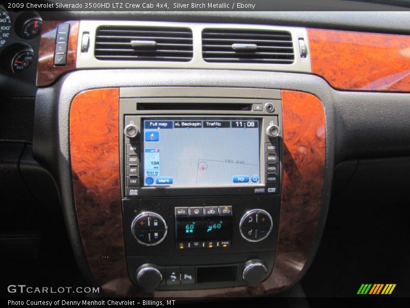 Silver Birch Metallic / Ebony 2009 Chevrolet Silverado 3500HD LTZ Crew Cab 4x4