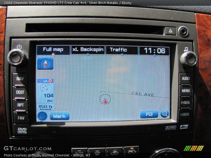 Navigation of 2009 Silverado 3500HD LTZ Crew Cab 4x4