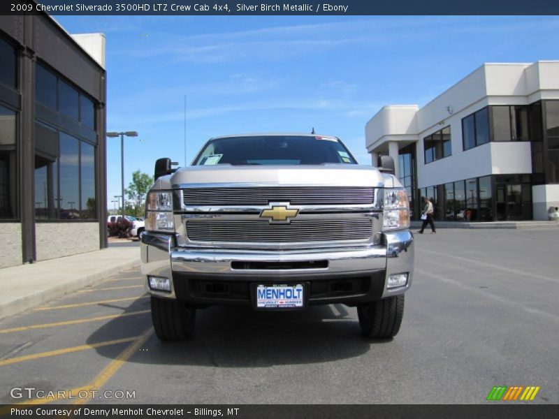 Silver Birch Metallic / Ebony 2009 Chevrolet Silverado 3500HD LTZ Crew Cab 4x4