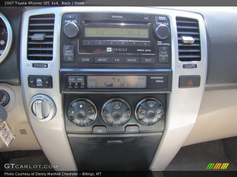 Controls of 2007 4Runner SR5 4x4