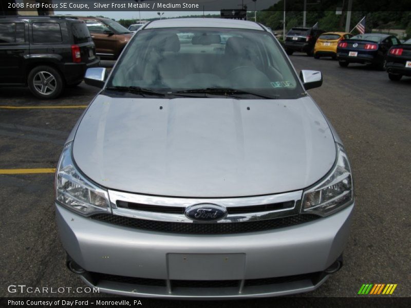Silver Frost Metallic / Medium Stone 2008 Ford Focus SE Coupe
