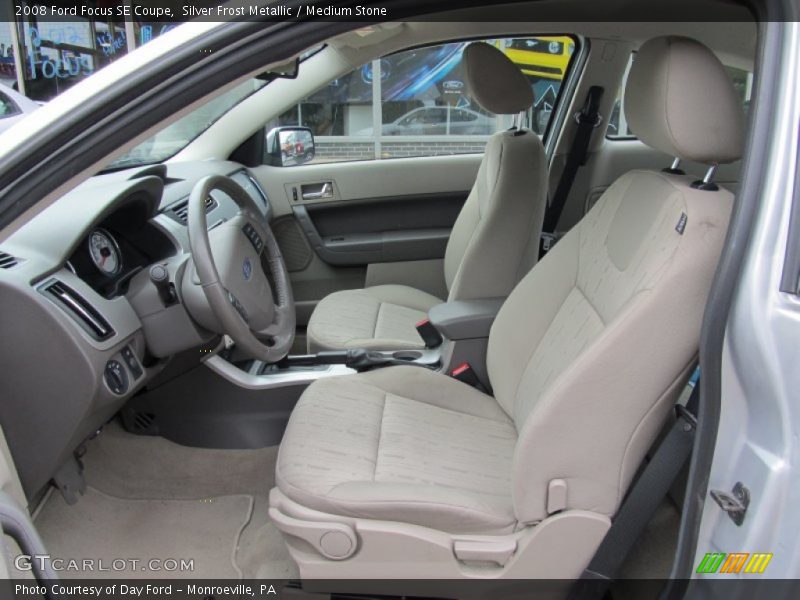  2008 Focus SE Coupe Medium Stone Interior