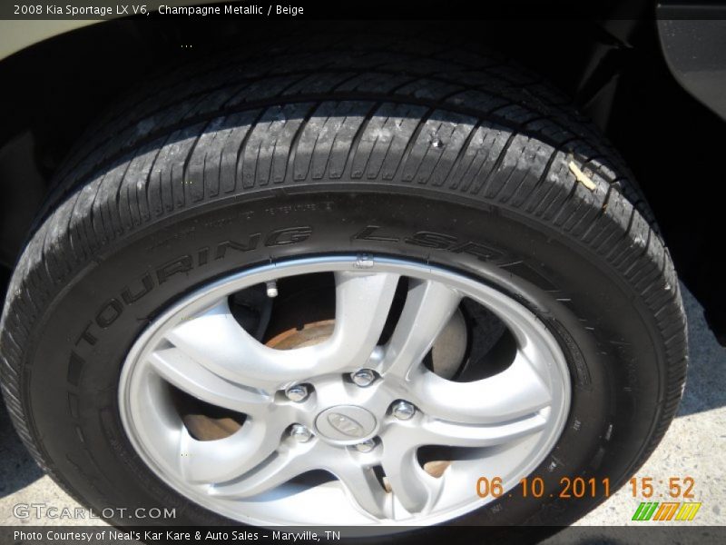 Champagne Metallic / Beige 2008 Kia Sportage LX V6