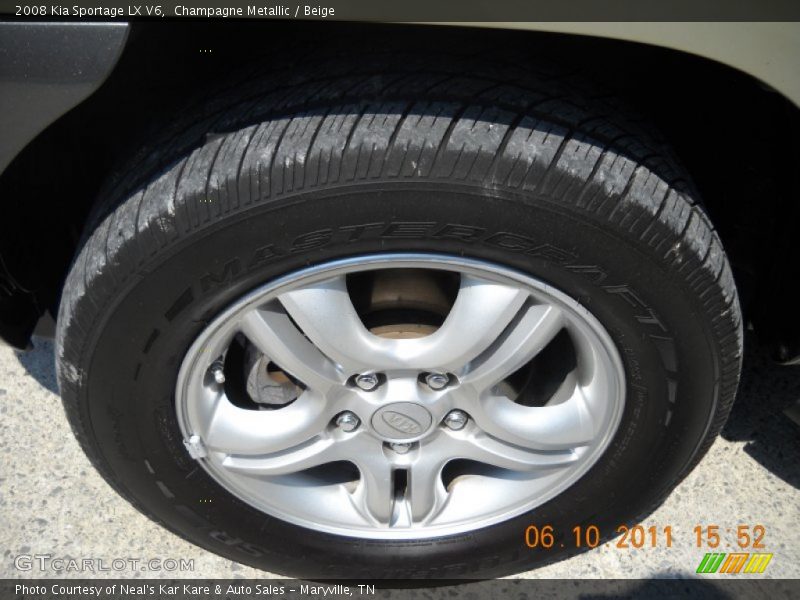 Champagne Metallic / Beige 2008 Kia Sportage LX V6