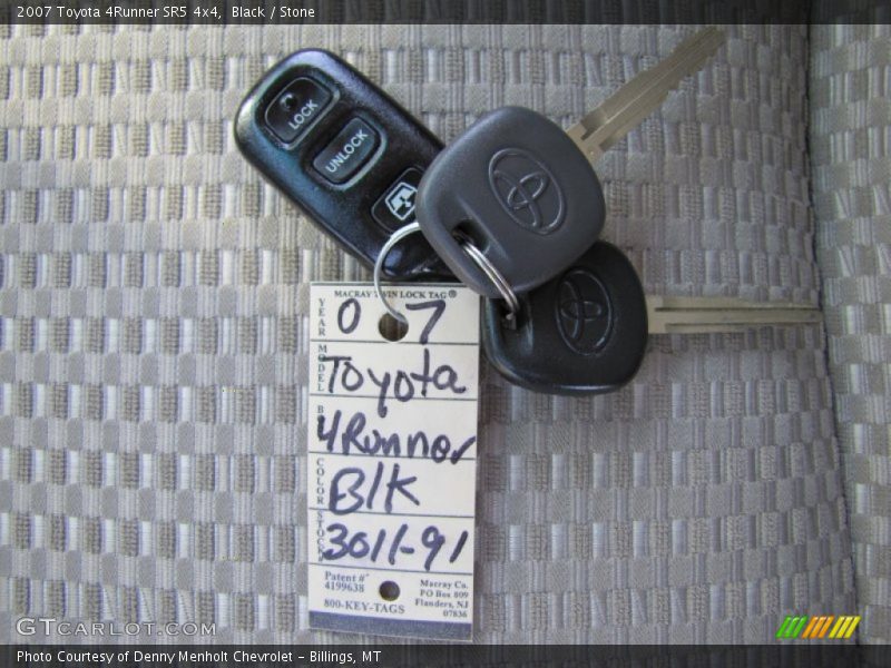 Black / Stone 2007 Toyota 4Runner SR5 4x4