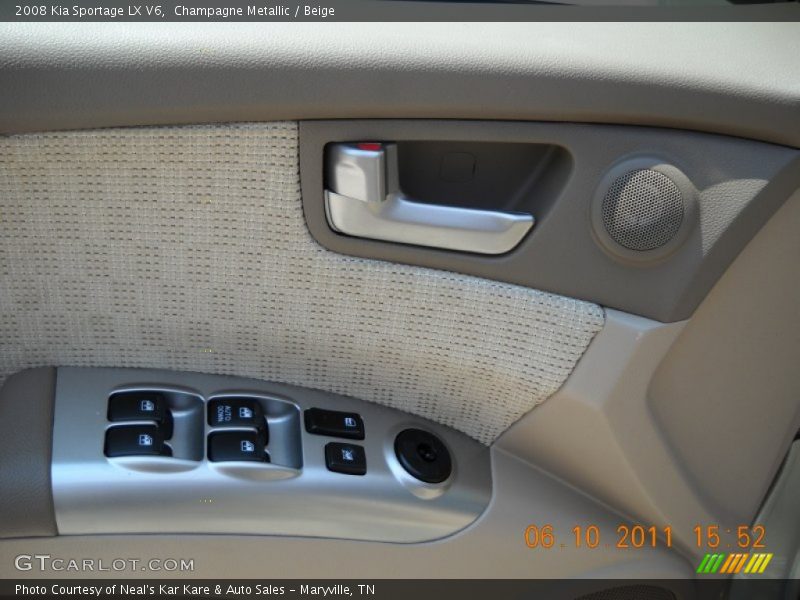 Champagne Metallic / Beige 2008 Kia Sportage LX V6