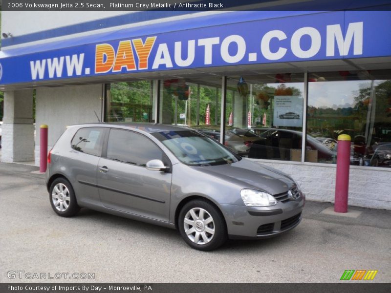 Platinum Grey Metallic / Anthracite Black 2006 Volkswagen Jetta 2.5 Sedan