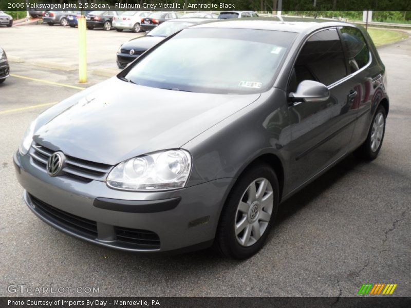 Platinum Grey Metallic / Anthracite Black 2006 Volkswagen Jetta 2.5 Sedan