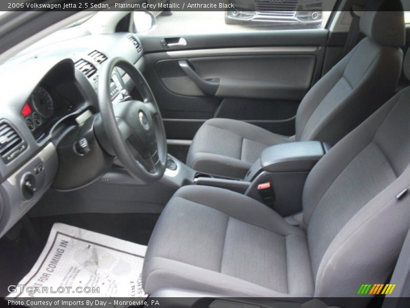  2006 Jetta 2.5 Sedan Anthracite Black Interior