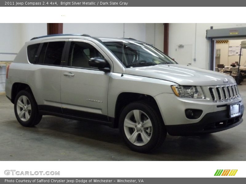 Bright Silver Metallic / Dark Slate Gray 2011 Jeep Compass 2.4 4x4