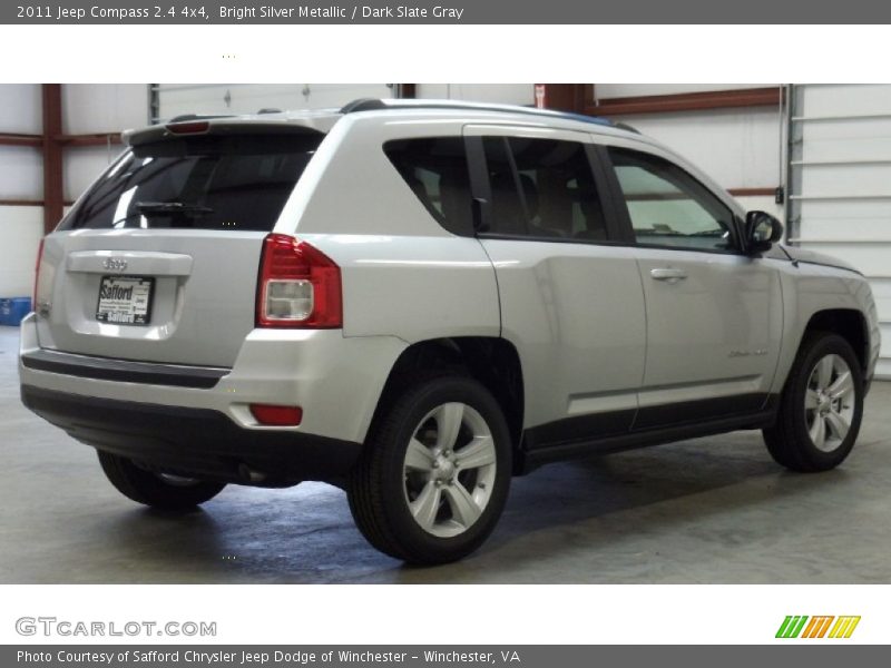 Bright Silver Metallic / Dark Slate Gray 2011 Jeep Compass 2.4 4x4