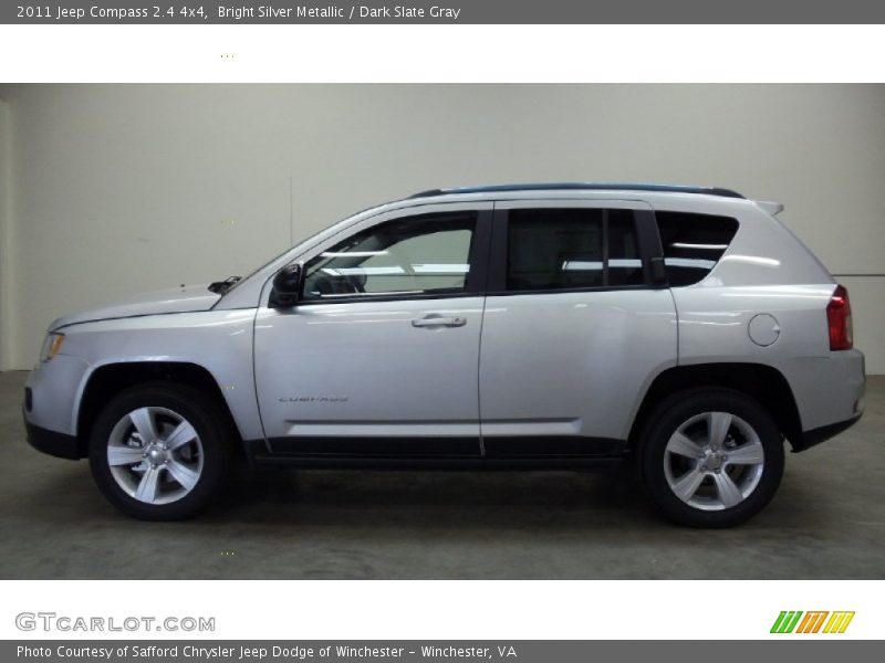 Bright Silver Metallic / Dark Slate Gray 2011 Jeep Compass 2.4 4x4