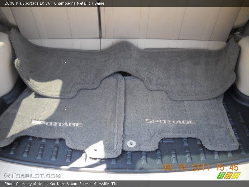 Champagne Metallic / Beige 2008 Kia Sportage LX V6