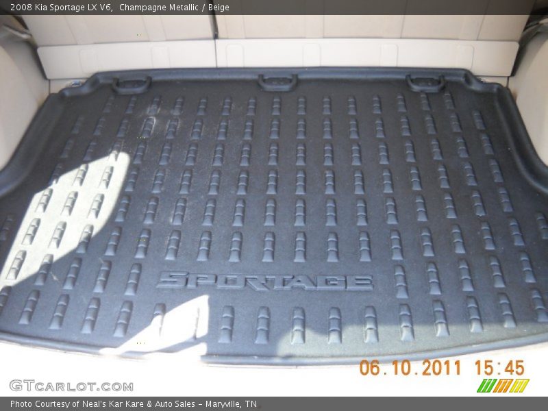 Champagne Metallic / Beige 2008 Kia Sportage LX V6