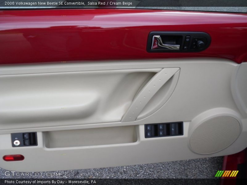 Salsa Red / Cream Beige 2008 Volkswagen New Beetle SE Convertible