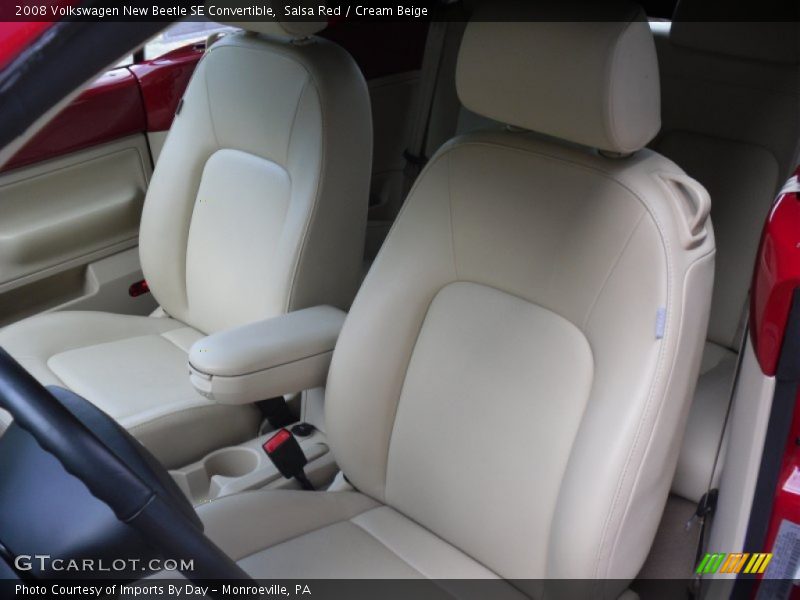 Salsa Red / Cream Beige 2008 Volkswagen New Beetle SE Convertible