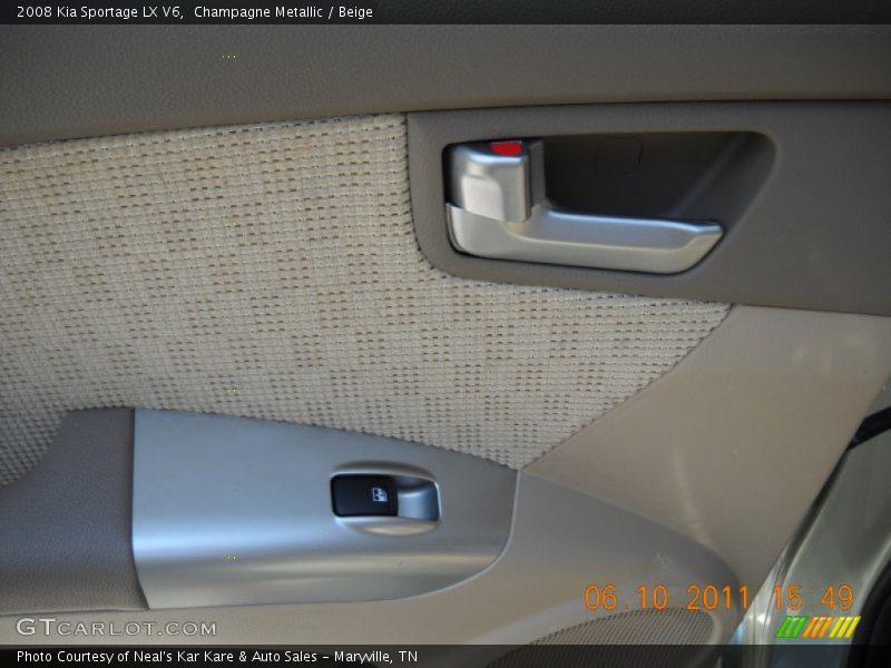 Champagne Metallic / Beige 2008 Kia Sportage LX V6