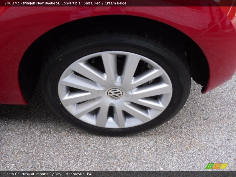 Salsa Red / Cream Beige 2008 Volkswagen New Beetle SE Convertible