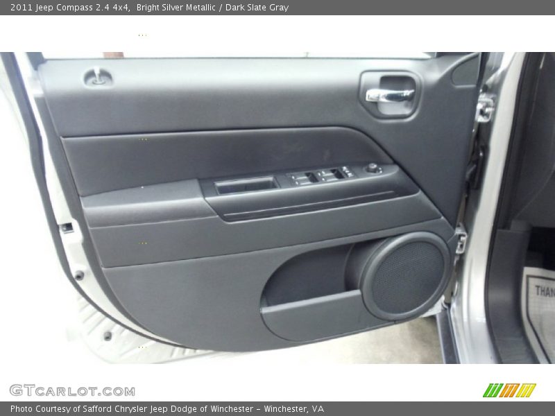 Bright Silver Metallic / Dark Slate Gray 2011 Jeep Compass 2.4 4x4