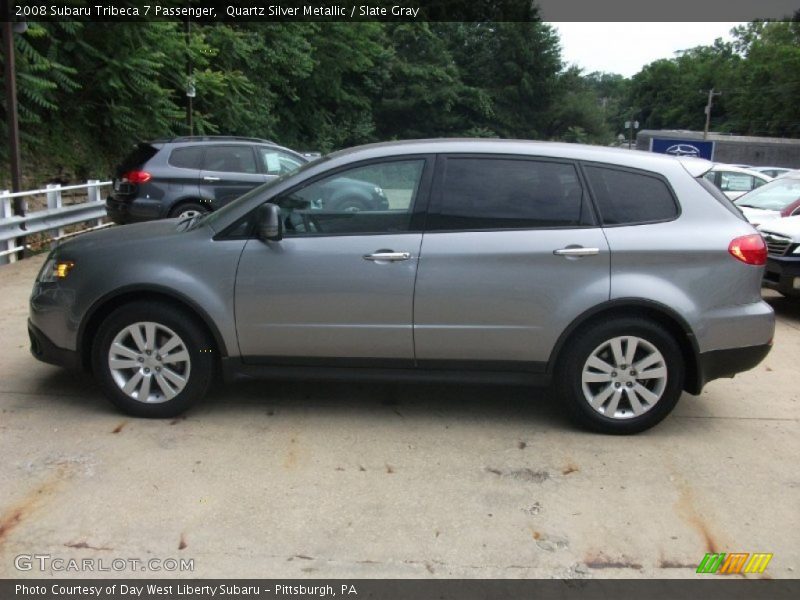 Quartz Silver Metallic / Slate Gray 2008 Subaru Tribeca 7 Passenger