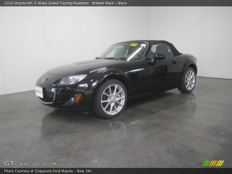 Brilliant Black / Black 2010 Mazda MX-5 Miata Grand Touring Roadster