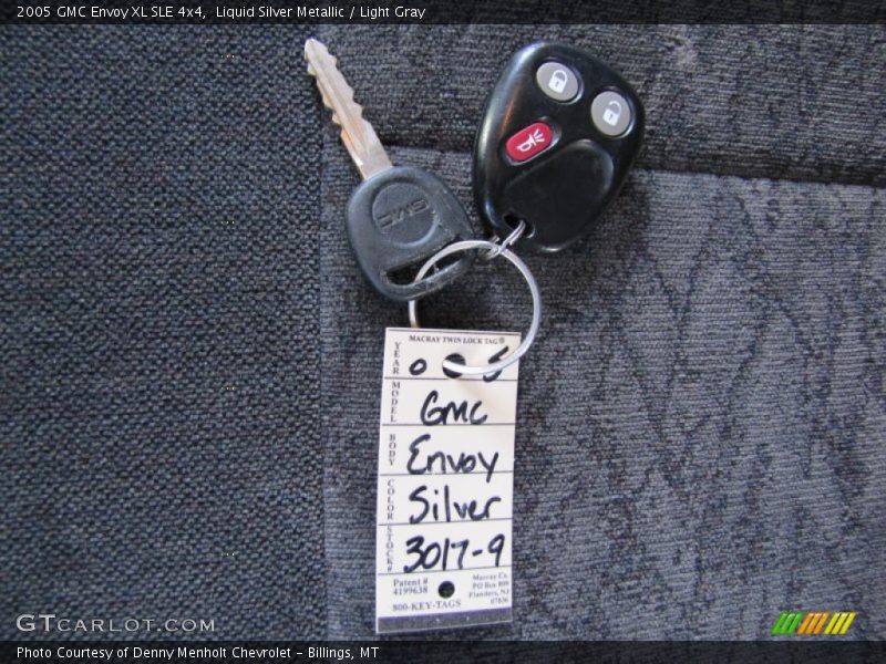 Liquid Silver Metallic / Light Gray 2005 GMC Envoy XL SLE 4x4