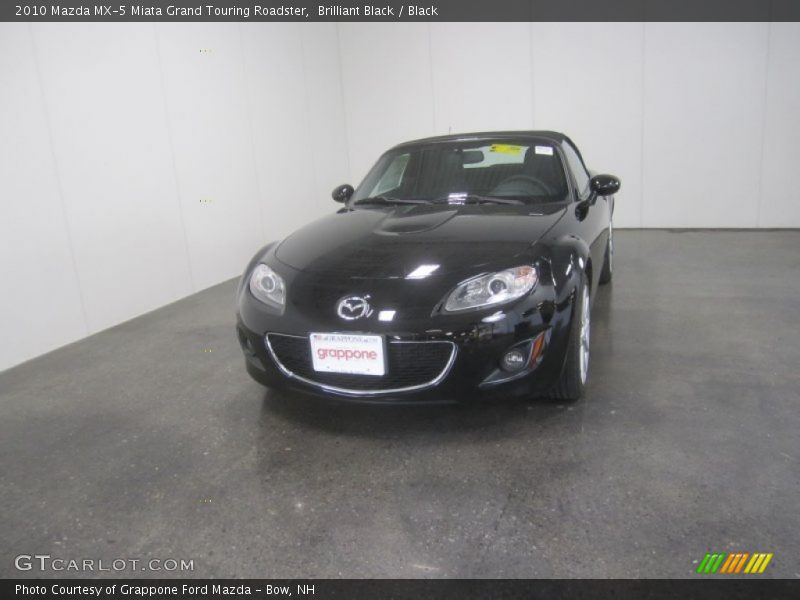 Brilliant Black / Black 2010 Mazda MX-5 Miata Grand Touring Roadster