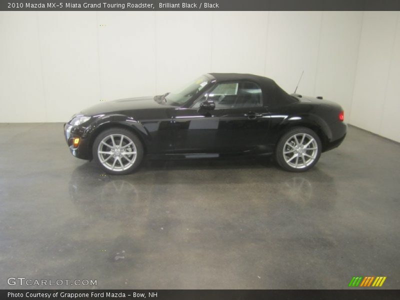 Brilliant Black / Black 2010 Mazda MX-5 Miata Grand Touring Roadster