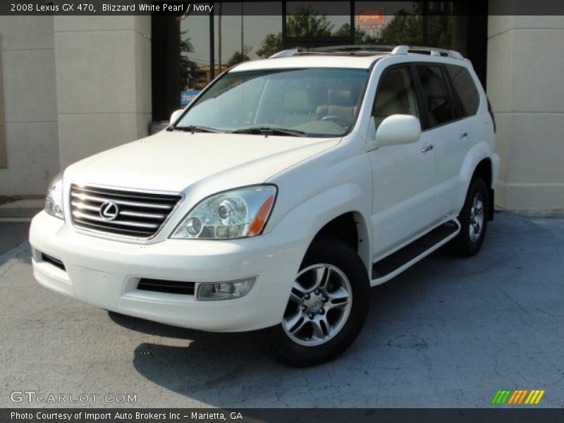 Blizzard White Pearl / Ivory 2008 Lexus GX 470