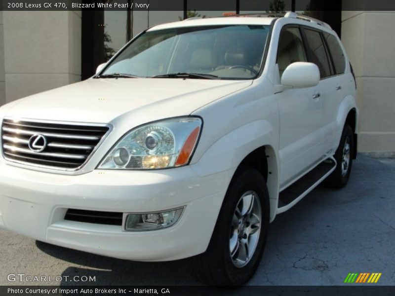 Blizzard White Pearl / Ivory 2008 Lexus GX 470