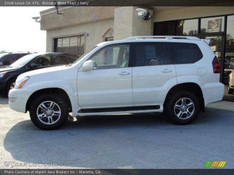 Blizzard White Pearl / Ivory 2008 Lexus GX 470