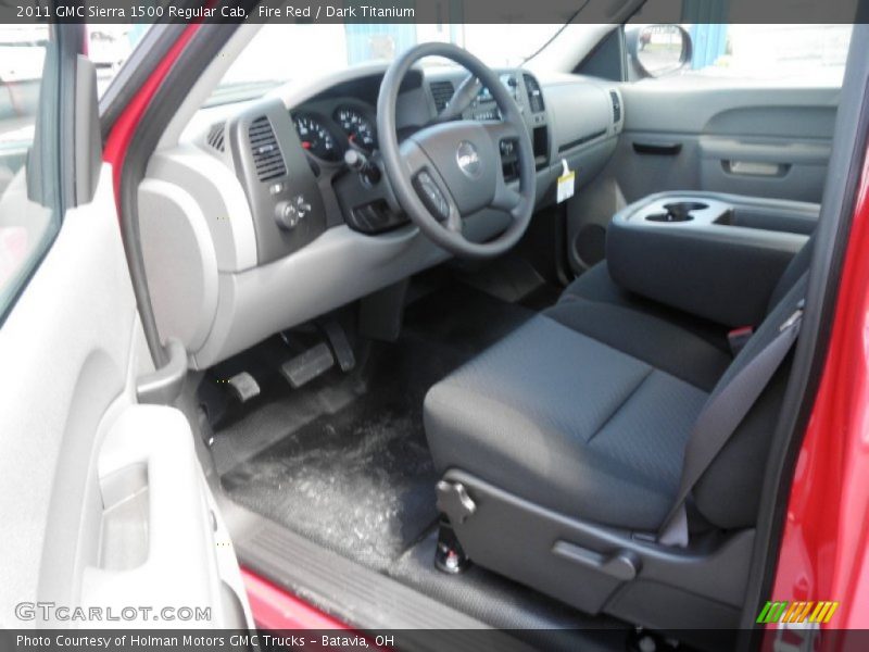 Fire Red / Dark Titanium 2011 GMC Sierra 1500 Regular Cab