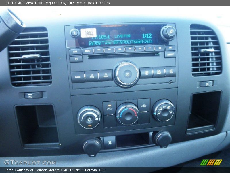 Fire Red / Dark Titanium 2011 GMC Sierra 1500 Regular Cab
