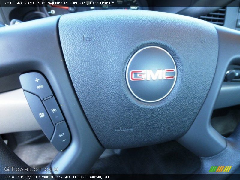 Fire Red / Dark Titanium 2011 GMC Sierra 1500 Regular Cab