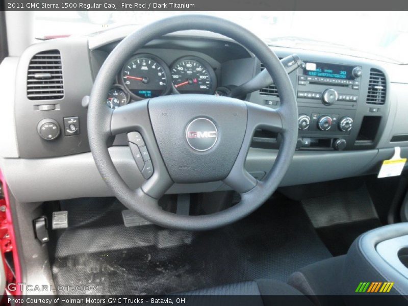 Fire Red / Dark Titanium 2011 GMC Sierra 1500 Regular Cab