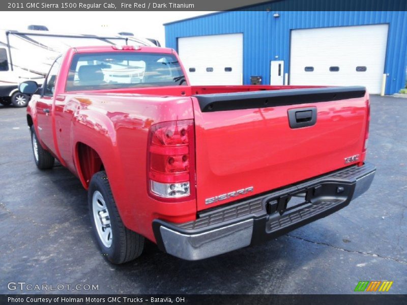 Fire Red / Dark Titanium 2011 GMC Sierra 1500 Regular Cab