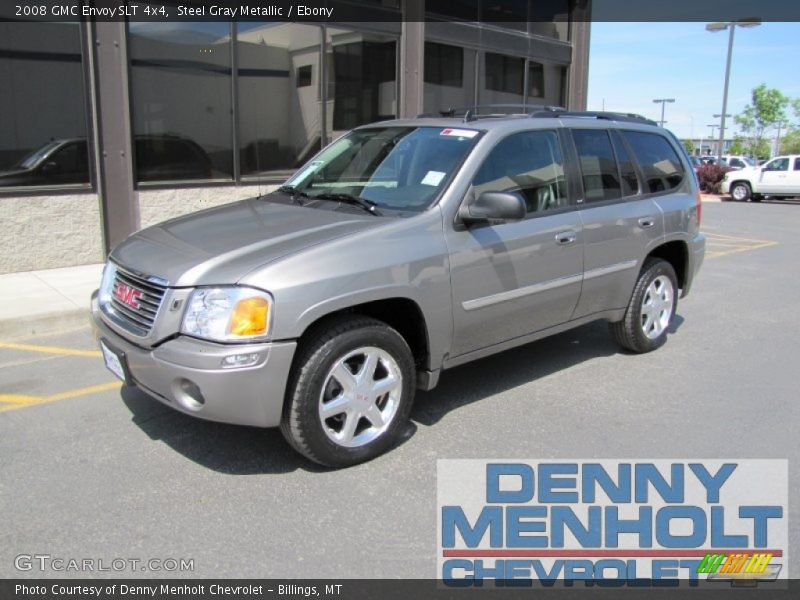 Steel Gray Metallic / Ebony 2008 GMC Envoy SLT 4x4