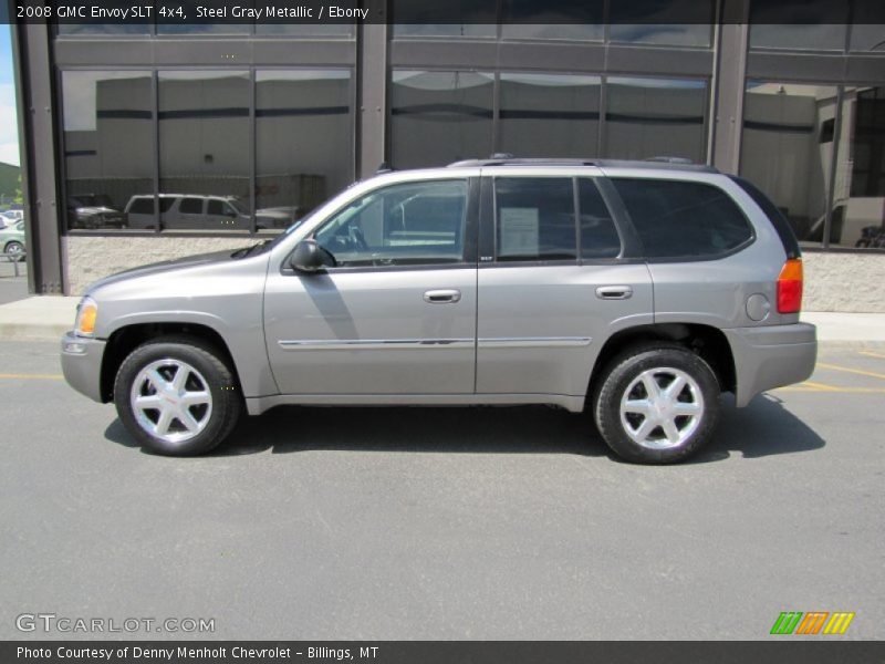 Steel Gray Metallic / Ebony 2008 GMC Envoy SLT 4x4