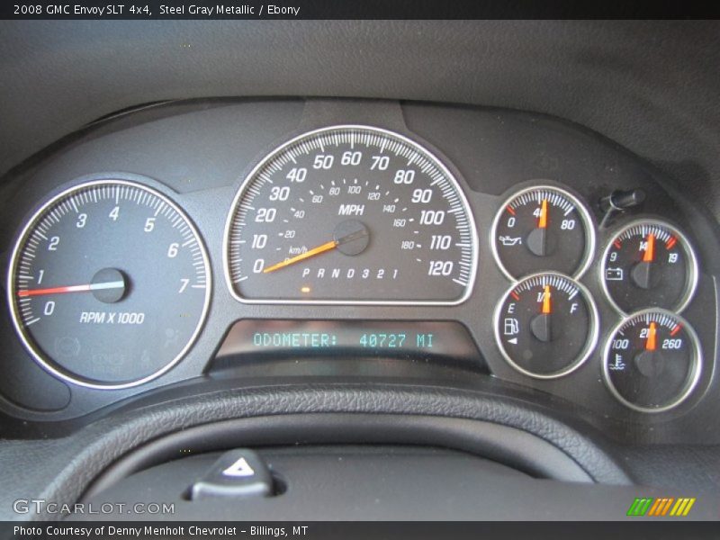 Steel Gray Metallic / Ebony 2008 GMC Envoy SLT 4x4
